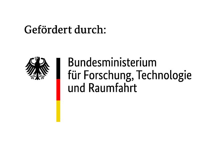 Förderlogo des Bundesministerium für ­Forschung, Technologie und Raumfahrt